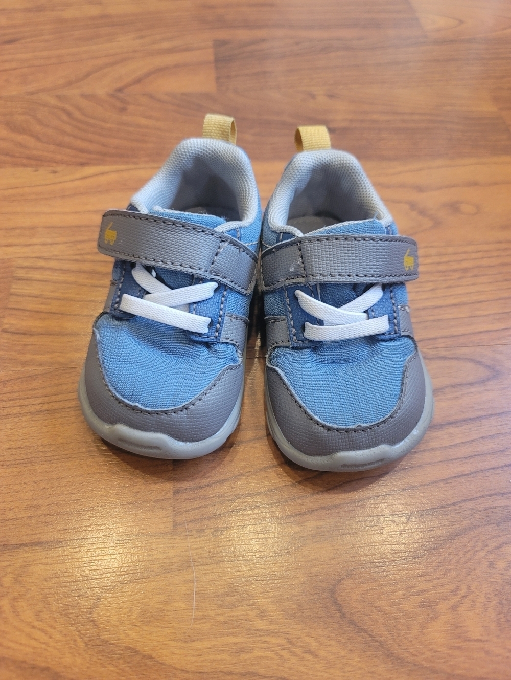 Sz 4 Toddler See Kai Run Tenny Blue Sneakers Blue Gray Hook-and-loop Closure